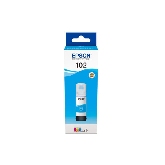Картридж с Совместимый чернилами Epson 102 EcoTank Cyan ink bottle