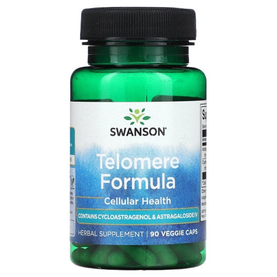 Swanson, Telomere Formula, 90 растительных капсул