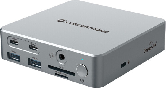 Stacja/replikator Conceptronic CONCEPTRONIC Dock USB-C->2xHDMI,2xUSB-C,4xUSB-A,DP,GbE LAN