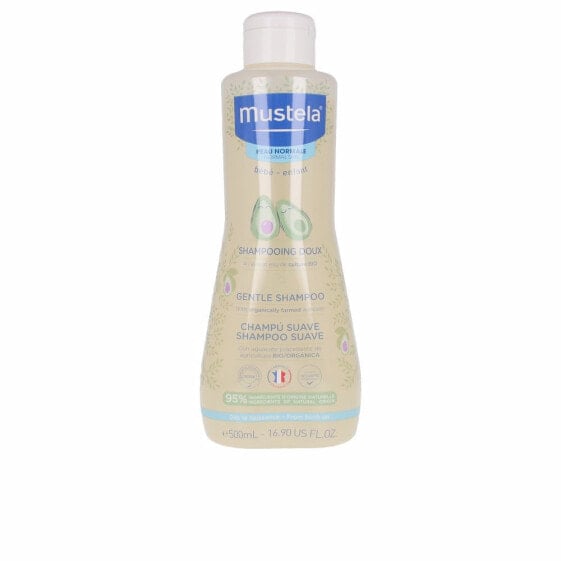 Mustela Bebe Gentle Shampoo Delicate Hair Нежный шампунь с экстрактом авокадо для чувствительной кожи головы 500 мл