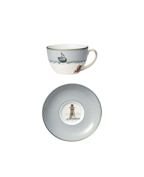 Sailors Farewell Breakfast Cup & Saucer Set