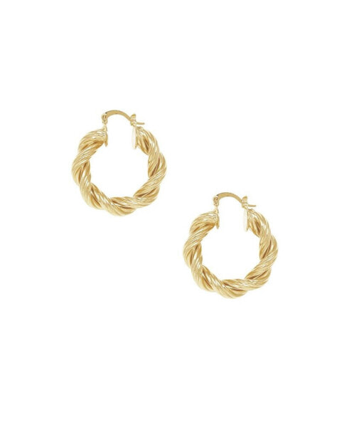 Серьги Ettika Modern Day Twist Hoops