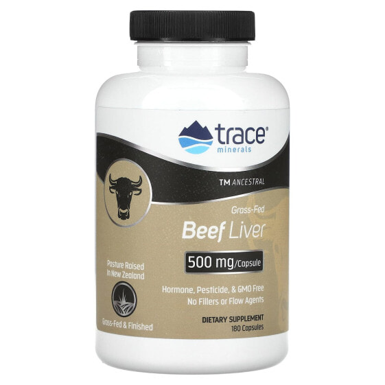 TM Ancestral, Grass-Fed Beef Liver, 500 mg , 180 Capsules