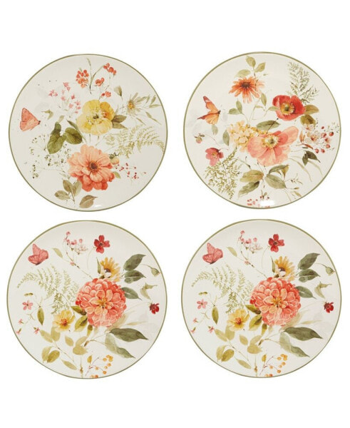 Nature's Song Set of 4 Dinner Plate 11"
