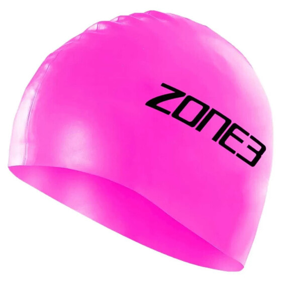 ZONE3 Silicone Hi Vis Swimming Cap