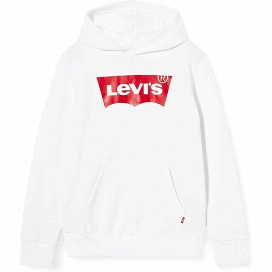 Детская толстовка с капюшоном Levi's E8778 White