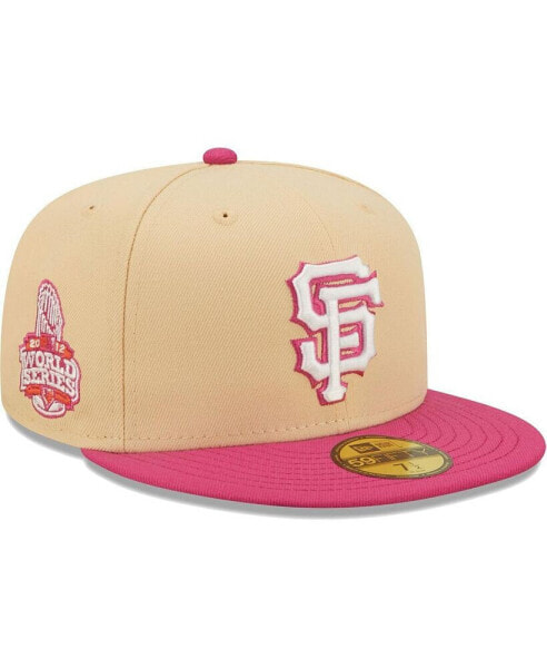 Men's Orange and Pink San Francisco Giants 2012 World Series Mango Passion 59FIFTY Fitted Hat