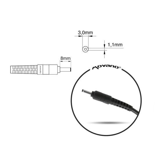 Зарядное устройство для ноутбука Mitsu 5ZM005 65 W