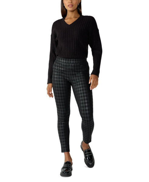 Runway Houndstooth Printed Leggings