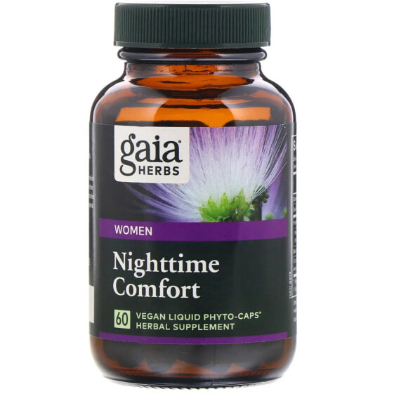 Nighttime Comfort for Women, 60 Vegan Liquid Phyto-Caps
