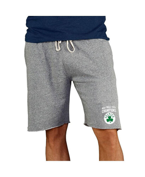 Men's Gray Boston Celtics 2024 NBA Finals Champions Mainstream Terry Shorts