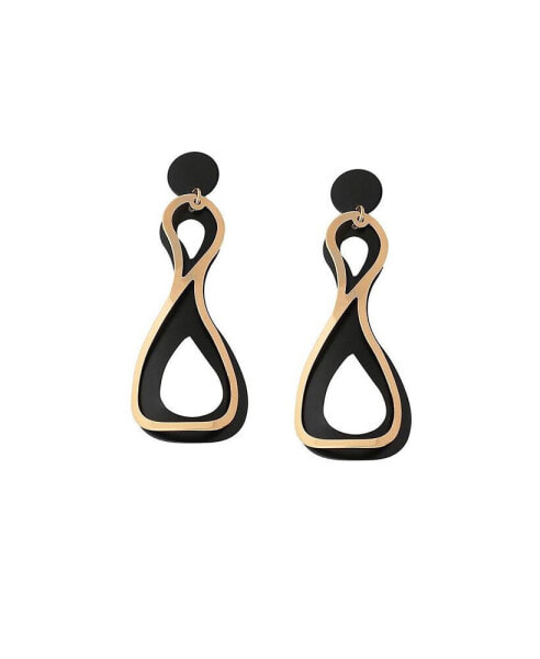 Women's Block Drop Earrings