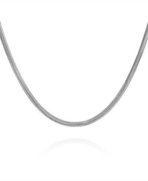 Silver-Tone Classic Snake Chain Necklace, 18" + 2" Extender