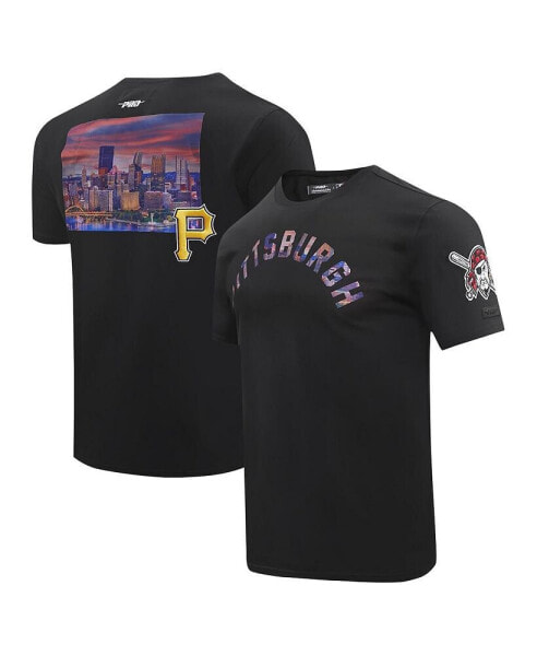 Men's Black Pittsburgh Pirates Cityscape T-Shirt