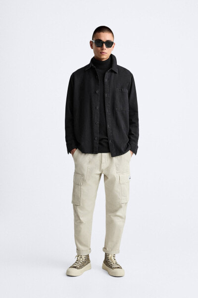 Relaxed fit cargo trousers