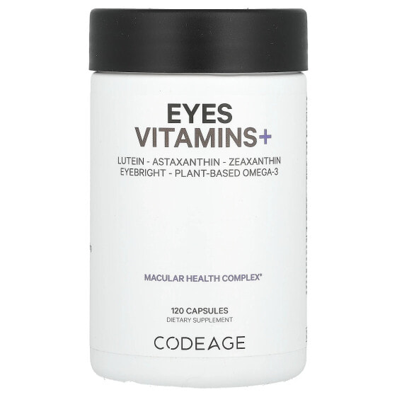 Codeage, витамины для глаз, 120 капсул
