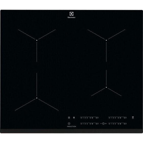 Electrolux EIT61443B - Black - Built-in - Zone induction hob - Glass - 4 zone(s) - 4 zone(s)