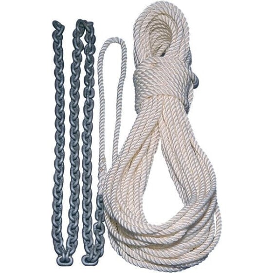 LEWMAR 1/2X150´ Nylon 1/4X10´ Rope With Chain