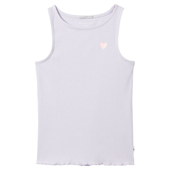 TOM TAILOR Rib sleeveless T-shirt