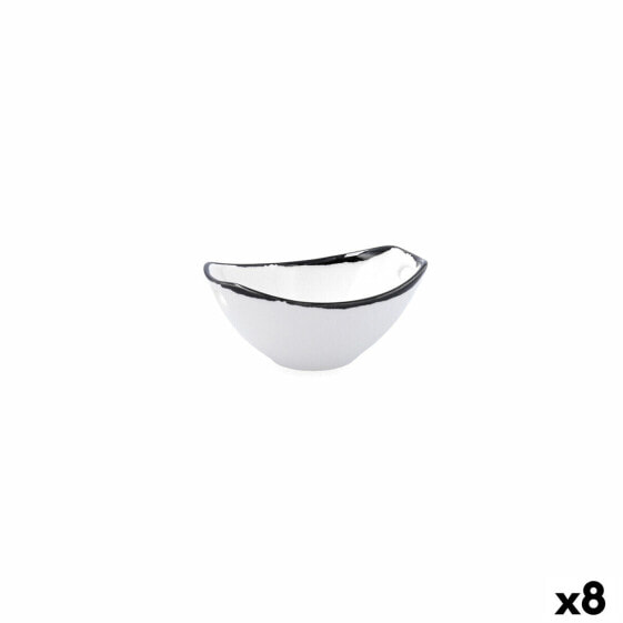 Блюдо Ariane Vital Filo Белый Чёрный Керамика 11,6 cm (8 штук)