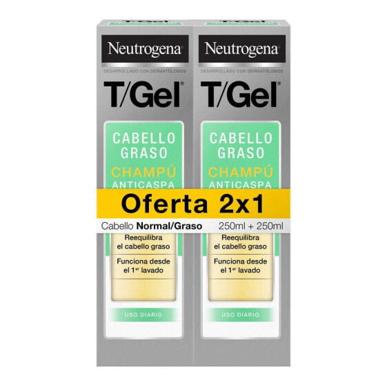 Neutrogena T/Gel Anti Dandruff Shampoo Очищающий шампунь против перхоти 2 х 250 мл