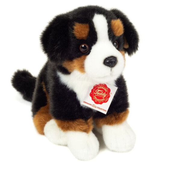 Berner Sennenhund sitzend, ca. 21 cm