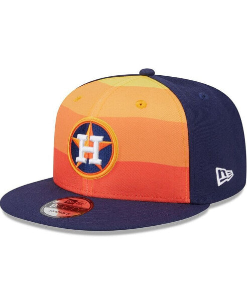 Men's Orange Houston Astros 2024 Batting Practice 9FIFTY Snapback Hat