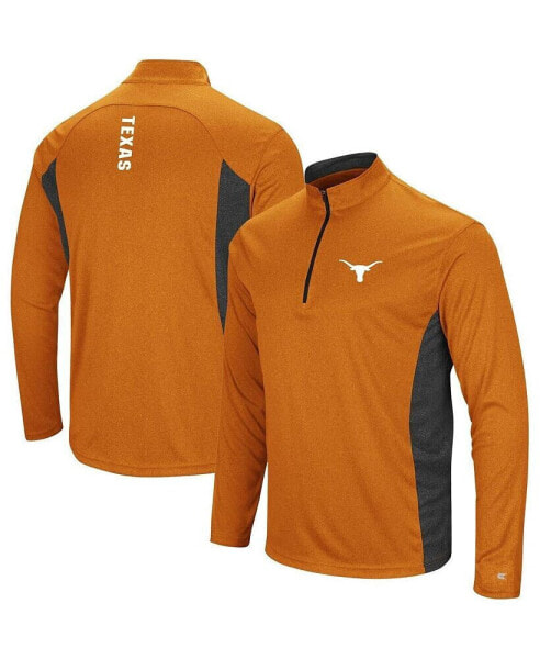 Men's Texas Orange Texas Longhorns Audible Quarter-Zip Windshirt
