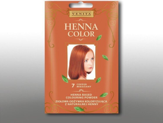 Venita Ziołowa odżywka koloryzująca Henna Color 30g 7 miedziany
