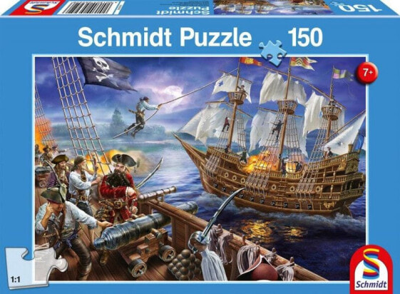 Schmidt Spiele Puzzle 150 Pirackie potyczki G3