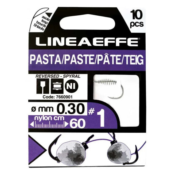 Крючок рыболовный Lineaeffe Dough Tied Hook Ø 1.0,30 Monof