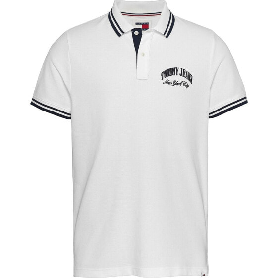 TOMMY JEANS Reg Tipping short sleeve polo