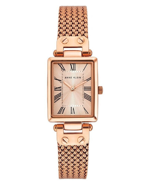 Часы Anne Klein Three Hand Rose Gold Stainless Steel Bands