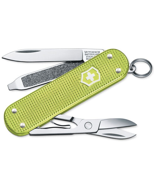 Swiss Army Classic SD Alox Pocketknife, Lime Twist