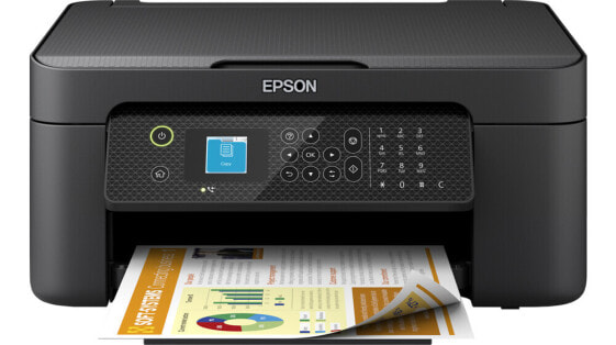 Epson WorkForce WF-2910DWF, Inkjet, Colour printing, 5760 x 1440 DPI, A4, Direct printing, Black