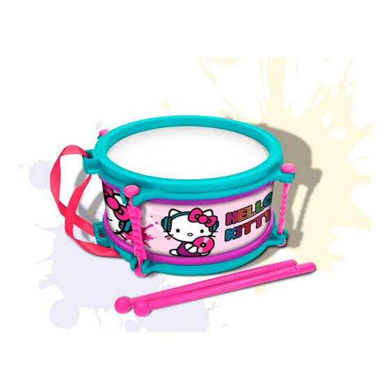 REIG MUSICALES Drum 16 cm Diameter Hello Kitty