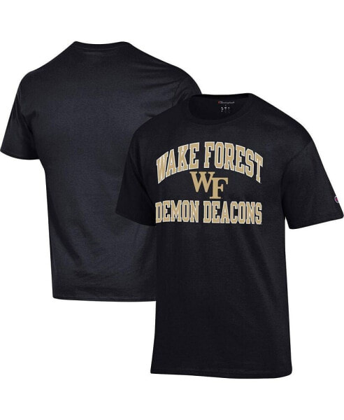 Men's Black Wake Forest Demon Deacons High Motor T-shirt