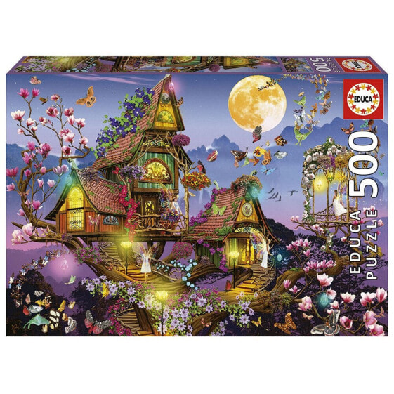 EDUCA BORRAS 500 Pieces Fairy House Puzzle
