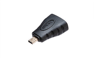 Akasa AK-CBHD22-BK - HDMI Type A (Standard) - HDMI Type D (Micro) - Female - Male - Straight - Straight