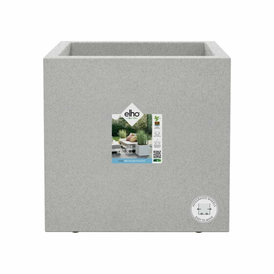 Ящик для цветов elho Белый Ø 39 см Пластик Квадратный современный