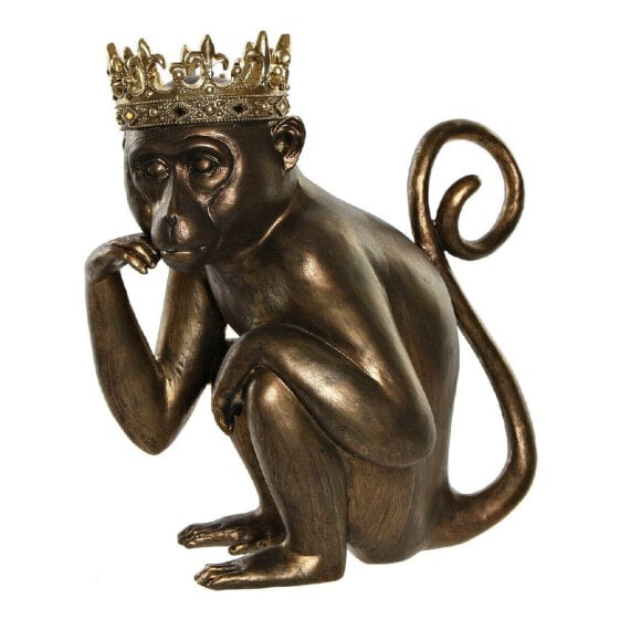 Decorative Figure DKD Home Decor MONKEY Golden Resin (Refurbished A)