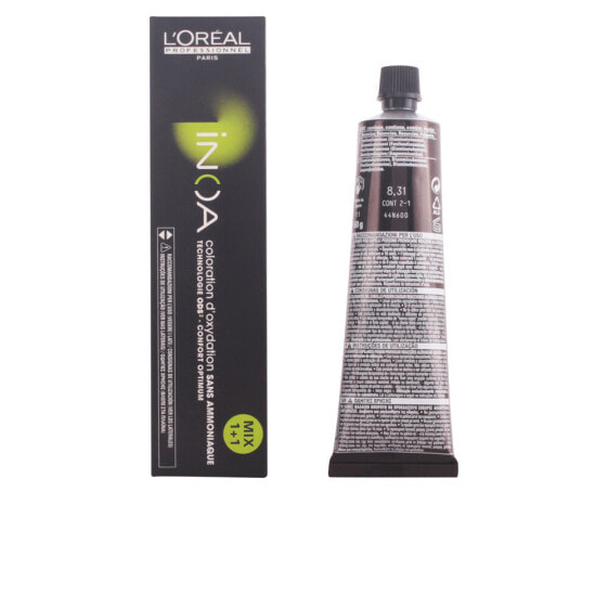 Loreal Paris Inoa Hair Color  No.8.31 Перманентная краска для волос без аммиака, оттенок светлый блондин золотистый пепельный 60  г