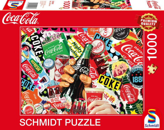 Развивающий пазл Coca-Cola Schmidt Spiele 1000 элементов