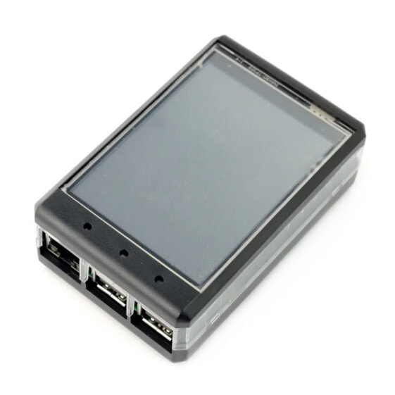 Case for Raspberry Pi and LCD screen 3.2'' - black