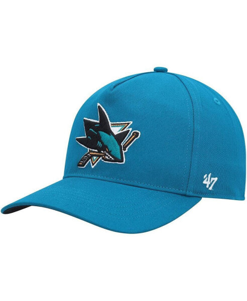 Men's Teal San Jose Sharks Primary Hitch Snapback Hat
