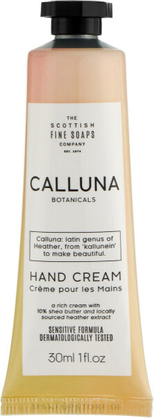 Handcreme mit schottischem Heideextrakt - Scottish Fine Soaps Calluna Botanicals Hand Cream 30 ml