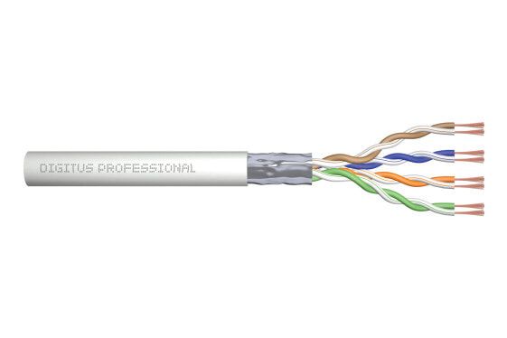 DIGITUS Cat.5e F/UTP installation cable, 100 m, simplex, Eca