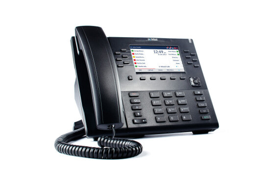 Mitel 80C00003AAA-A - IP Phone - Black - Wired handset - User - 24 lines - LCD