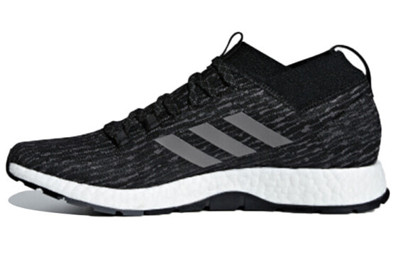 Беговые кроссовки Adidas Pure Boost Rbl Cw черно-серые