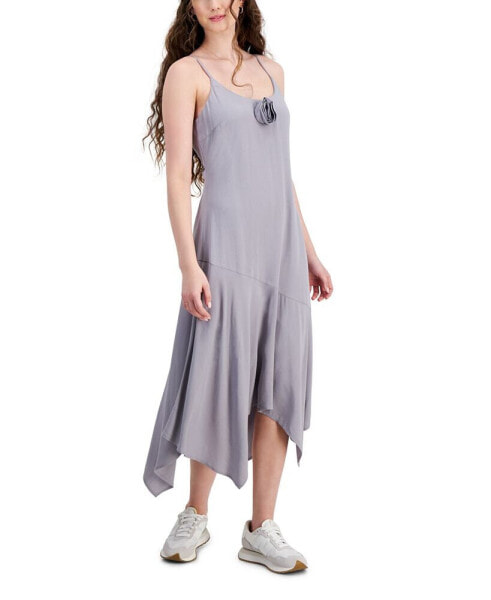 Juniors' Rosette Midi Dress